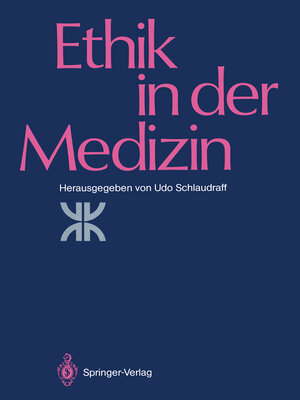 cover image of Ethik in der Medizin